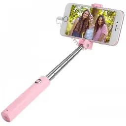 Селфі-монопод Hoco K8 Starry mini Lightning рожевий - мініатюра 2