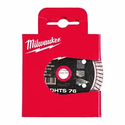Диск алмазний MILWAUKEE DHTS 76, діаметр 76мм (для M12 FCOT) (керамограніт, плитка)