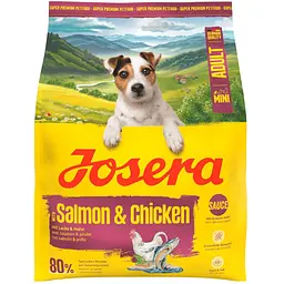 Сухий корм Josera Mini Salmon & Chicken для дорослих собак малих порід 900 г - мініатюра 2
