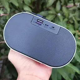 Бездротова Bluetooth колонка SPS L-003 BT портативна з RGB підсвіткою та слотом TF - мініатюра 5