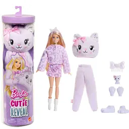 Лялька Barbie Cutie Reveal Милі бантики кошеня з сюрпризом (JJP64)