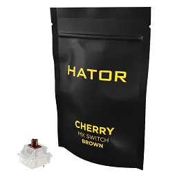Комплект перемикачів Hator Hotswap Switch Cherry MX Brown (HTS-124)
