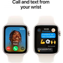 Смарт-годинник Apple Watch SE 2 GPS 40mm Starlight Aluminium Case w. Starlight Sport Band - S/M (MXEF3) - мініатюра 4