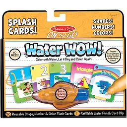 Розмальовка Melissa & Doug Цифри, форми, колір водна чарівна (MD5237)