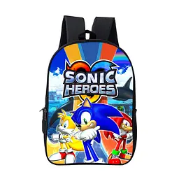 Шкільний міський рюкзак Супер Сонік (Sonic)