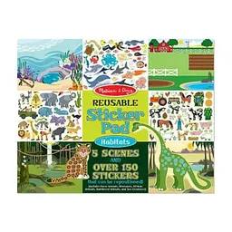 Набір для творчості Melissa & Doug Багаторазові наліпки Місця проживання тварин (MD14196)