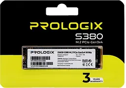 Накопичувач SSD 256GB ProLogiX S380 M.2 2280 PCIe 3.0 x4 NVMe 3D TLC (PRO256GS380) - мініатюра 4