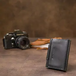 Шкіряна візитниця Grande Pelle 11496 чорний - мініатюра 9