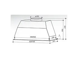 Витяжка Faber BI 52 SS 2LS - мініатюра 3