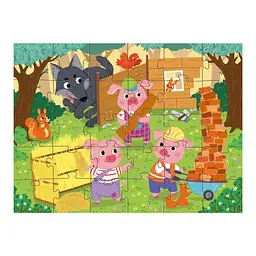 Дитячий пазл "Троє поросят" DoDo Toys 300695, 30 елементів - мініатюра 3