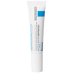 Набір La Roche-Posay: сонцезахисний флюїд захист від UVB і UVA SPF50+ 15 мл + бальзам Cicaplast Baume B5+ для шкіри обличчя та тіла 15 мл + крем-гель Lipikar Syndet АР+ для сухої шкіри 15 мл + косметичка - мініатюра 4