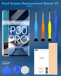 Сенсорний екран ARSSLY OLED для Huawei P30 VOG-L29 VOG-L09 VOG-AL00 в зборі з ремонтним комплектом чорний - мініатюра 3
