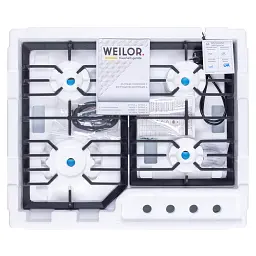 Поверхня газова на склі Weilor GG 624 WH - мініатюра 12