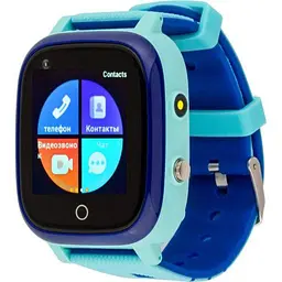 Дитячий годинник - телефон AmiGo GO005 Thermometer 4G WI-FI блакитні - мініатюра 2