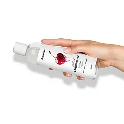 Лубрикант на водній основі Satisfyer Juicy Lubricant Cheeky Cherry water based 300 мл - мініатюра 6
