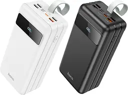 Зовнішній акумулятор Hoco J86B Electric 60000mAh 22.5W White [771759] [101159] - мініатюра 3