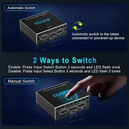 Аудіоекстрактор Ezcoo 4K@120Hz HDMI Audio Extrector Спліттер для HDMI-джерело, аудіоконвертер для HDMI - мініатюра 2