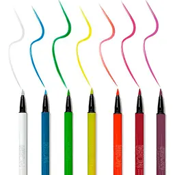 Неоновий маркер Parisa Neon Eyeliner NP-107 відтінок 02 (Блакитний) 0.6 мл - мініатюра 4