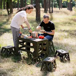 Стілець складаний Tribe Camp Chair Low пластиковий Olive (T-EF-0001-olive) - мініатюра 11