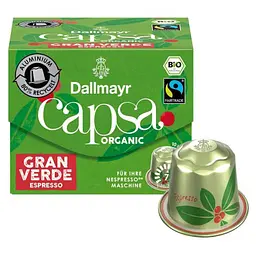 Кава в капсулах Dallmayr Gran Verde Bio Espresso 10 капсул 56 г - мініатюра 2