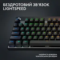 Клавіатура Logitech G PRO X TKL LightSpeed Tactile Black (920-012136) [94305] - мініатюра 7