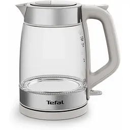 Електрочайник Tefal Glass Kettle 1.7 л скло з підсвіткою сріблясто-сірий