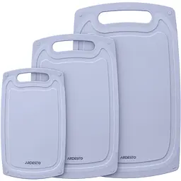 Дошка кухонна Ardesto Gemini 33х20х0.85 см сіра (AR1433GR) - мініатюра 4