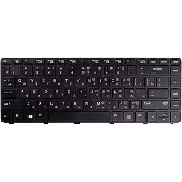 Клавiатура для ноутбука HP Probook 430 G3, 440 G3 чорний, чорний фрейм (KB310751)