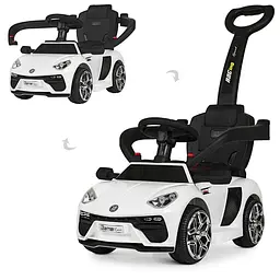 Дитячий електричний автомобіль Bambi Racer 6V одномісний до 25 кг Білий (DE-169-E-1043) - мініатюра 5