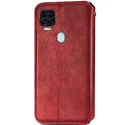 Шкіряний чохол-книжка GETMAN Cubic (PU) для ZTE Blade v2020 Червоний - мініатюра 2