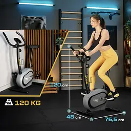 Велотренажер Trex Sport TX-450MB FLEXO магнітний сірий - мініатюра 8