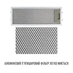 Витяжка повновбудована PERFELLI DESIGN FILINI 5 BIANCO - мініатюра 14