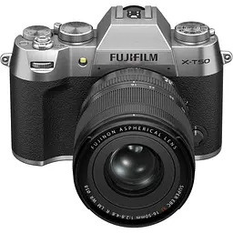 Бездзеркальний фотоапарат Fujifilm X-T50 Kit XF 16-50mm f/2.8-4.8 R LM WR Silver (16828569) [172738] - мініатюра 2