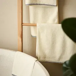 Рушник MBM HOME Слід вітру 30x50 см лінія айворі (BT-16 S IVORY/LINE) - мініатюра 10