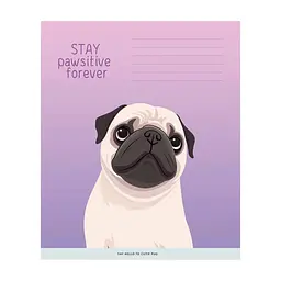 Зошит Школярик Star Cute buddies 12 аркушів клітинка (012-3688K), в асортименті - мініатюра 5