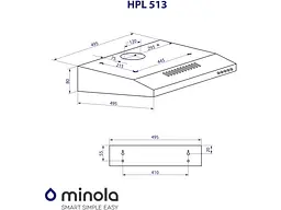 Витяжка Minola HPL 513 I - мініатюра 8