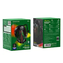 Портативна акустика Borofone BR6 Miraculous sports wireless speaker зелена - мініатюра 7