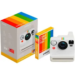 Фотокамера моментального друку Polaroid Now Gen 3 E-box Pebble White (006561) [136777]