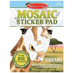 Мозаїчні наклейки Melissa & Doug Сафарі (MD30160)