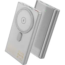 Зовнішній акумулятор Hoco Q22 Taurus MagSafe 10000mAh 22.5W Grey [612142] [112986] - мініатюра 2