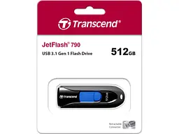 USB флеш накопичувач Transcend 512 GB JetFlash 790 (TS512GJF790K) - мініатюра 2