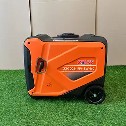 Інверторний двопаливний генератор (газ/бензин) Zeko ZK9700S-INV-ЕW-NG (6.5/7.0 кВт) з Електростартером та пультом  - мініатюра 2