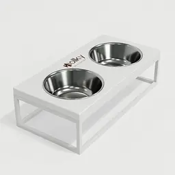 Hollky Base M — миски на підставці для середніх собак та великих котів (2 × 0,95 л) - мініатюра 9