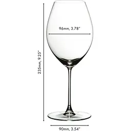Набір келихів для червоного вина Riedel Veritas Syrah 600 мл 2 шт. (6449/41) - мініатюра 3