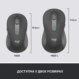 Мишка Logitech Signature M650 Wireless Graphite (910-006253) - мініатюра 8