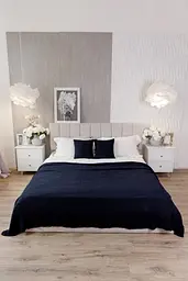 Плед 120х200 см COTTON синій (039530) - мініатюра 2
