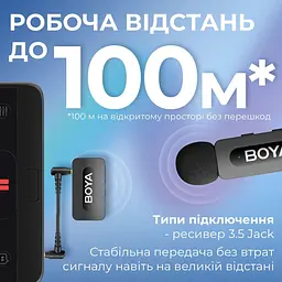 Мікрофон Boya BY-V35 TRS for camera Black (BY-V35) - мініатюра 9