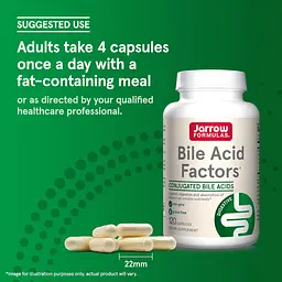 Жовчні кислоти Jarrow Formulas Bile Acid Factors 120 капсул - мініатюра 7