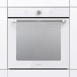Духова шафа Gorenje електрична 77 л, A, пара, дисплей, білий - мініатюра 2
