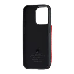 Чохол Jinduka Leather Pocket iPhone 15 Pro Red - мініатюра 3